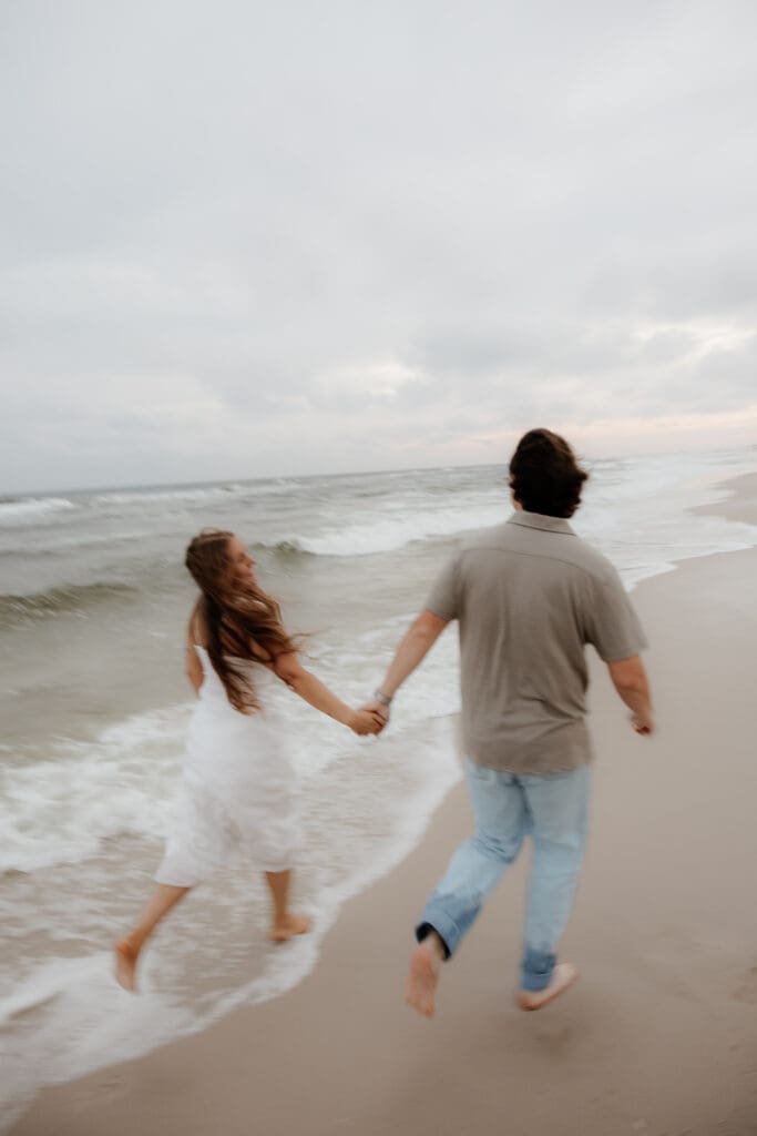 Photograph of couples portraits on Orange Beach in Orange Beach, Alabama.