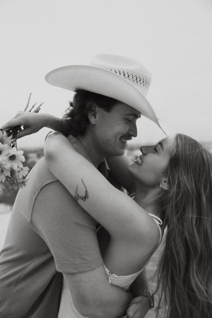 Photograph of couples portraits on Orange Beach in Orange Beach, Alabama.
