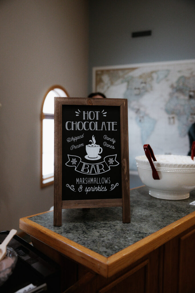 Photograph of a winter wedding at the Tenstrike Community Church in Bemidji, Minnesota by Minnesota wedding photographer and videographer, Alyssa Thompson Media.