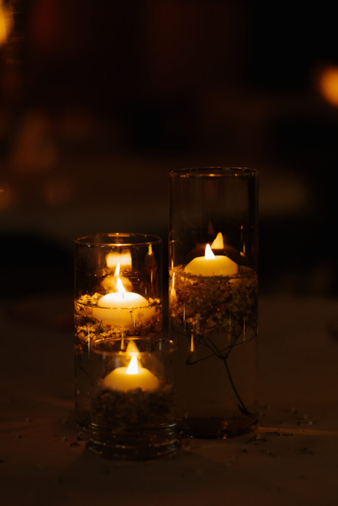Photograph of a winter wedding at the Tenstrike Community Church in Bemidji, Minnesota by Minnesota wedding photographer and videographer, Alyssa Thompson Media.